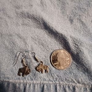 Vintage Buffalo earrings